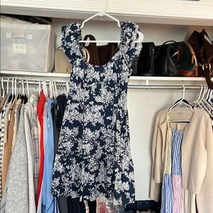 Abercrombie Floral Puff Sleeve Dress